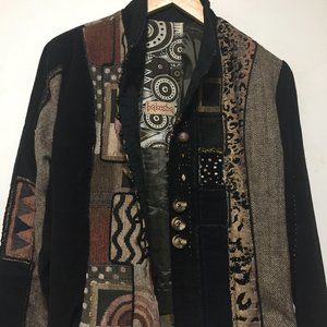 BAKESHA PATCHWORK BLAZER SIZE M